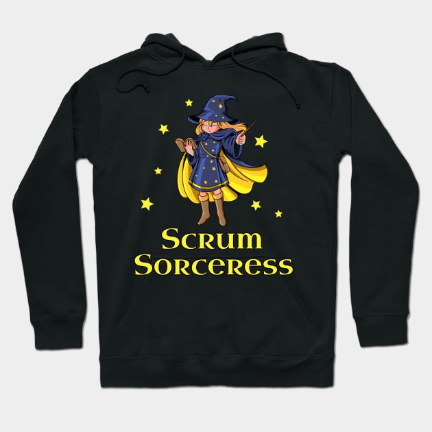 Scrum Sorceress - Scrum Master Hoodie by Modern Medieval Design